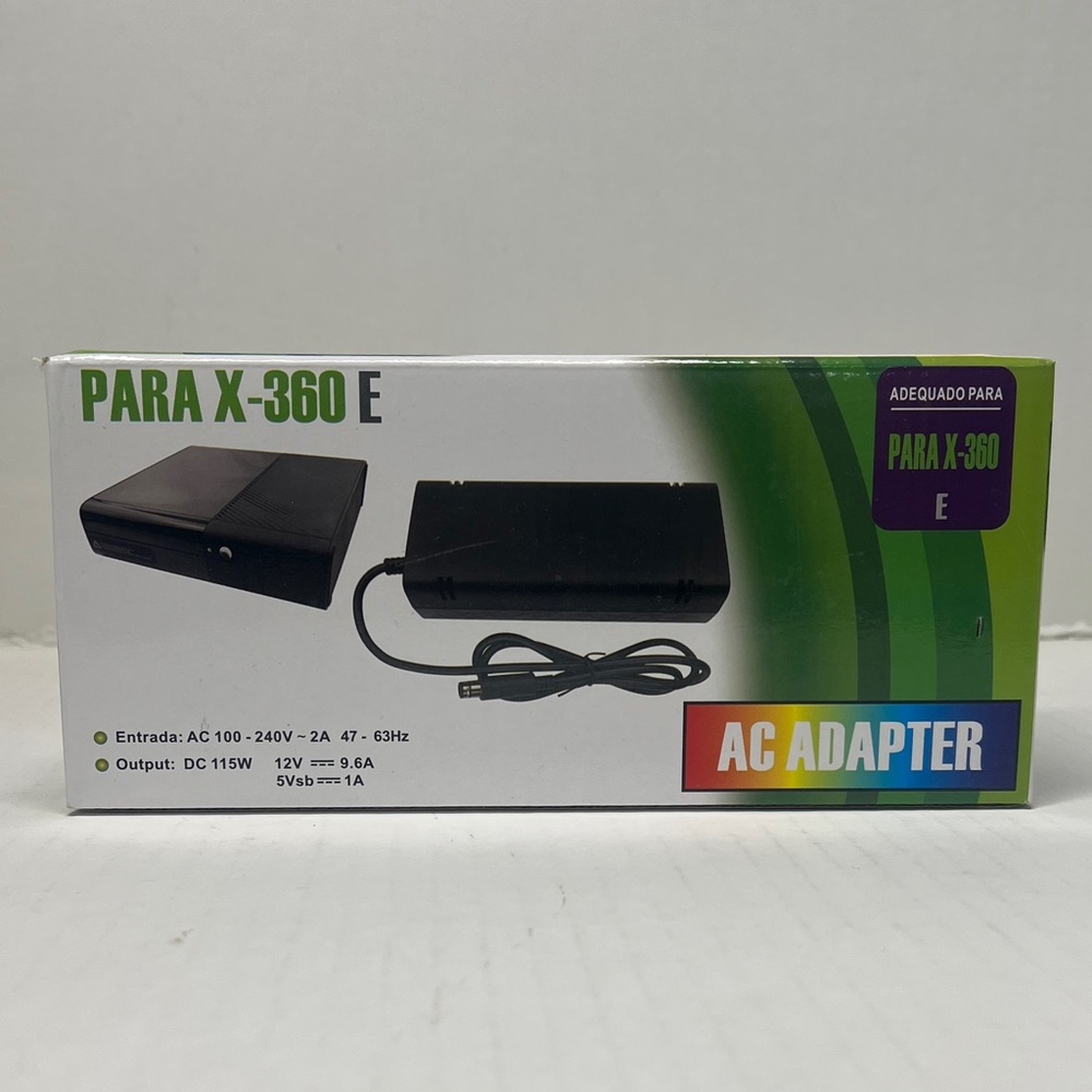 Black AC Adapter for X-360 E